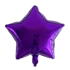 PartyCorp Purple Stars, Heart and Pink White Confetti Balloon Bouquet, Decoration Set for Birthday, Anniversary, Baby, Bridal Shower, DIY Pack of 8