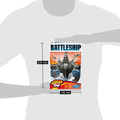Hasbro Gaming Battleship Grab and Go Game - Portable 2 Player Game for Ages 7 and Up