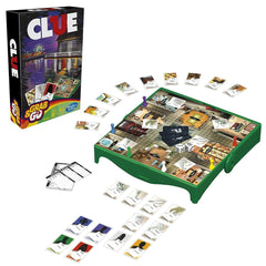 Hasbro Gaming Clue Grab & Go Game - Portable 6 Player Game for Ages 8 and Up