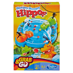Hasbro Gaming Elefun & Friends Hungry Hungry Hippos Grab & Go Game