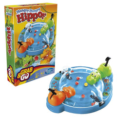 Hasbro Gaming Hungry Hungry Hippos Grab & Go Game - Portable 2 Player Game for Ages 4 and Up