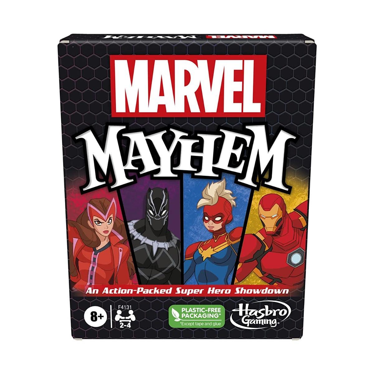 Hasbro Gaming Marvel Mayhem Card Game, Fun Game for Marvel Fans Ages 8+, Easy-to-Learn Game for 2-4 Players