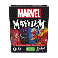 Hasbro Gaming Marvel Mayhem Card Game, Fun Game for Marvel Fans Ages 8+, Easy-to-Learn Game for 2-4 Players