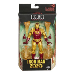 Hasbro Marvel Legends Series Iron Man 6-inch Collectible Action Figure Iron Man 2020 Toy, Premium Design and 8 Accessories, Ages 4 And Up