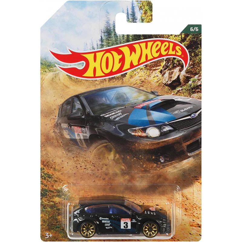 Hot Wheels Backroad Rally Subaru WRX STI Vehicle, 1:64 Scale