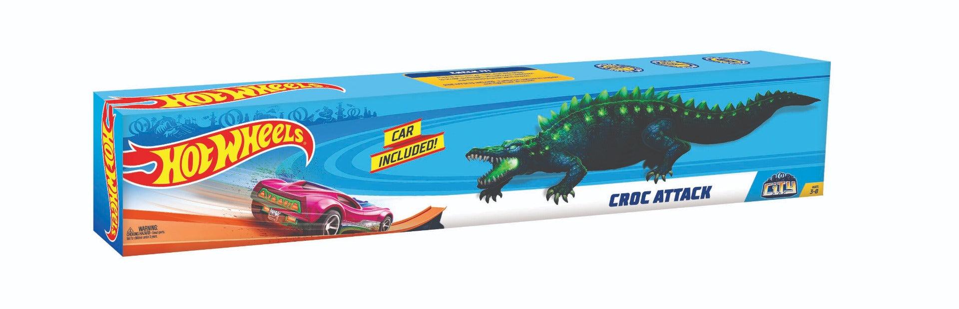 Buy Hot Wheels Croc Attack Vehicle Playset Online at Best Price in