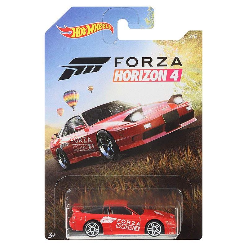 Hot Wheels Forza Horizon 4 96 Nissan 180SX Type X Scale 1:64 Red Color