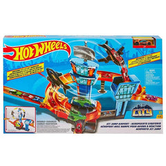 Hot Wheels Jet Jump Airport Play Set
