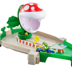 Hot Wheels Mario Kart Piranha Plant Slide Track Set