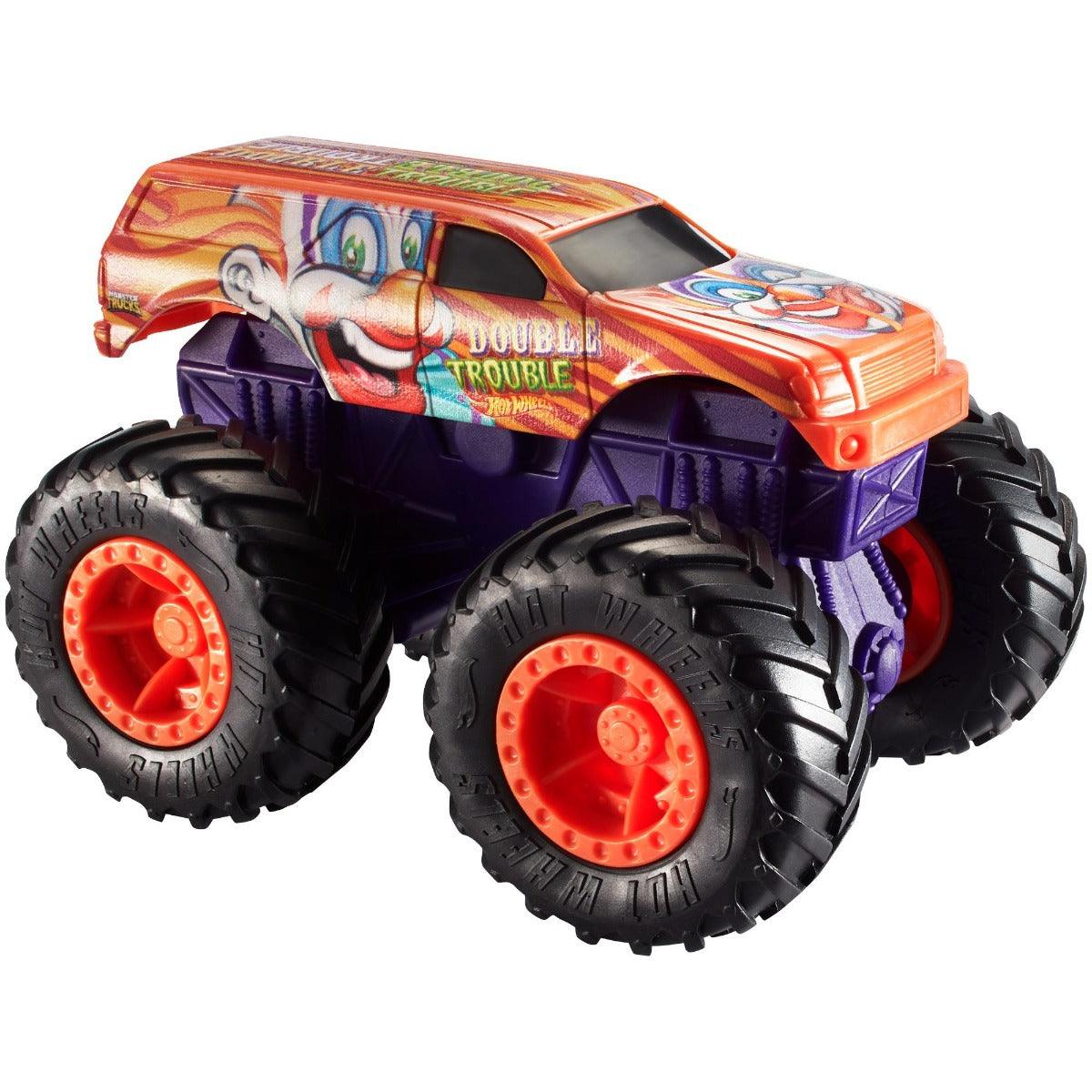Hot Wheels Monster Truck 1:43 Rev Tredz Double Trouble