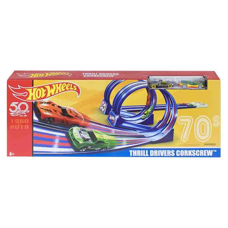 Hot wheels thrill drivers top corkscrew