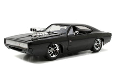 Jada Fast & Furious 1:24 Scale 1970 Dodge Charger Diecast Car and Dom Toretto Diecast Figure