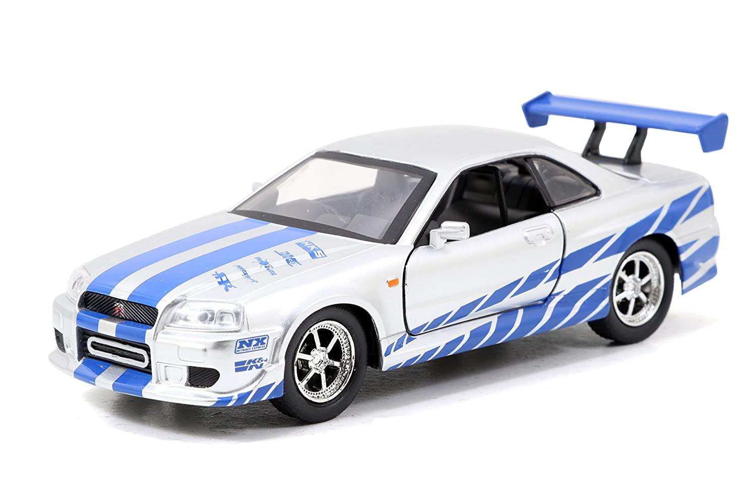 Jada Fast & Furious Brian's Nissan Skyline GT-R BNR34 Diecast Model Car 1/32 Scale