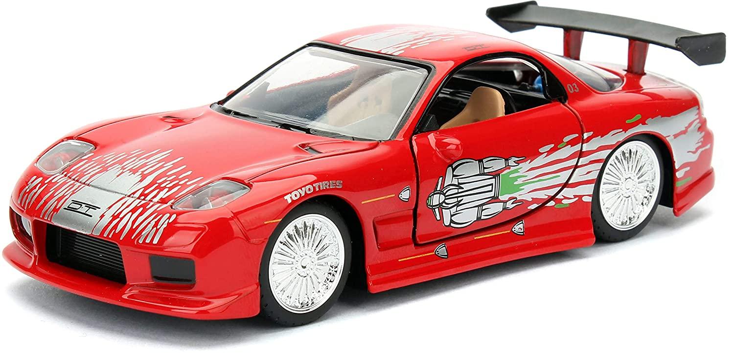 Jada Fast & Furious Dom's Mazada RX-7 Diecast Model Car 1/32 Scale