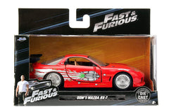 Jada Fast & Furious Dom's Mazada RX-7 Diecast Model Car 1/32 Scale