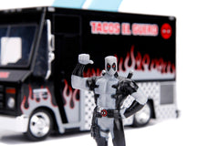 Jada Toys Diecast Hollywood Rides 1:24 Taco Truck with Dealpool Figure