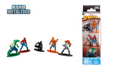 Jada Toys Diecast Nano Metalfigs Action Figure Marvel 1.65 inch (Pack of 5)