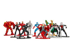 Jada Toys Diecast Nano Metalfigs Marvel Action Figures - 1.65 inch (Pack of 10)