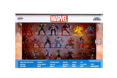 Jada Toys Diecast Nano Metalfigs Marvel Superhero Characters - Spiderman Ironman and Many More - 1.65 inchfigure (Pack of 20)