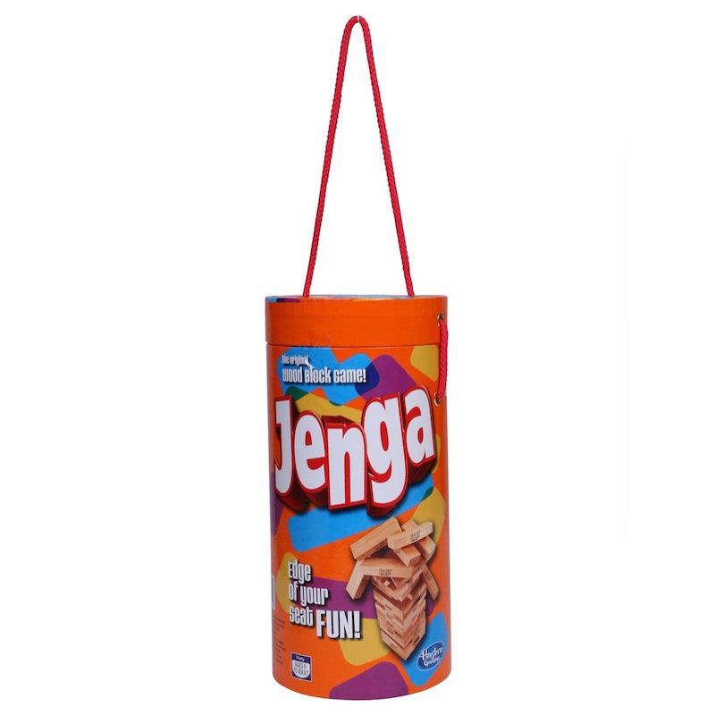 Jenga Tube Pack; Hardwood Blocks; Stacking Tower Game for Kids Ages 6 and Up, 1 or More Players