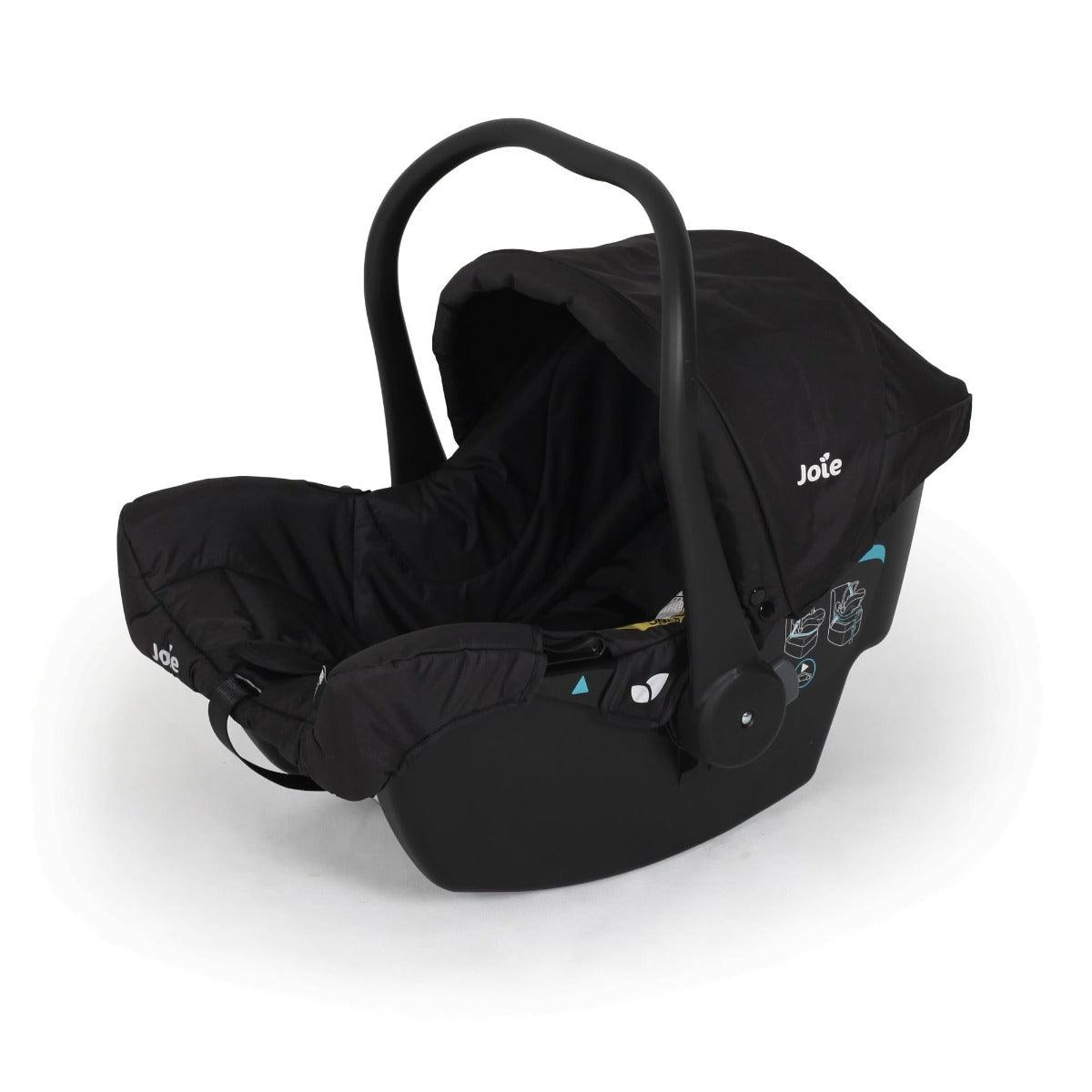 Joie Juva Infant Carrier Black Ink - Suitable Rearward Facing Birth for Ages 0-1 Years