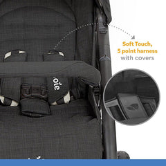 Joie Mytrax Flex Pavement Baby Pram - Baby Stroller for Ages 0-4 Years