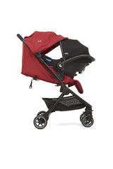 Joie Pact Baby Stroller with Rain Cover & Flat Reclining seat for Ages 0-3 Years
