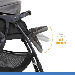 Joie SMA Baggi 4WD Drift Baby Pram Carbon - Baby Stroller for Ages 0-3 Years
