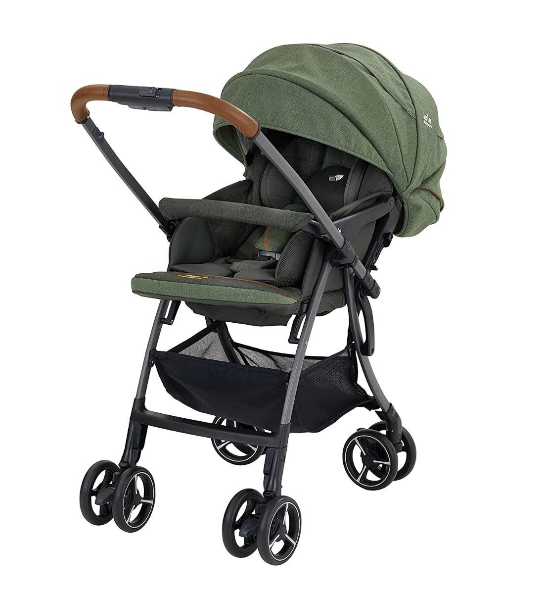 Joie SMA Baggi 4WD Drift Baby Pram Pine - Baby Stroller for Ages 0-3 Years