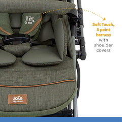 Joie SMA Baggi 4WD Drift Baby Pram Pine - Baby Stroller for Ages 0-3 Years