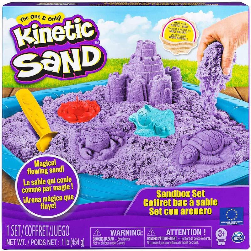 Kinetic Sand Box and Molds Set, Styles May Vary