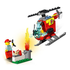 LEGO City Fire Helicopter Building Kit for Ages 4+