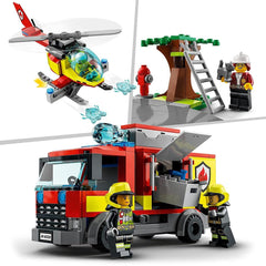 LEGO City Fire Station Building Kit for Ages 6+