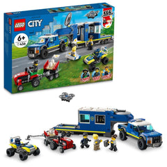 LEGO City Police Mobile Command Truck Building Kit for Ages 6+