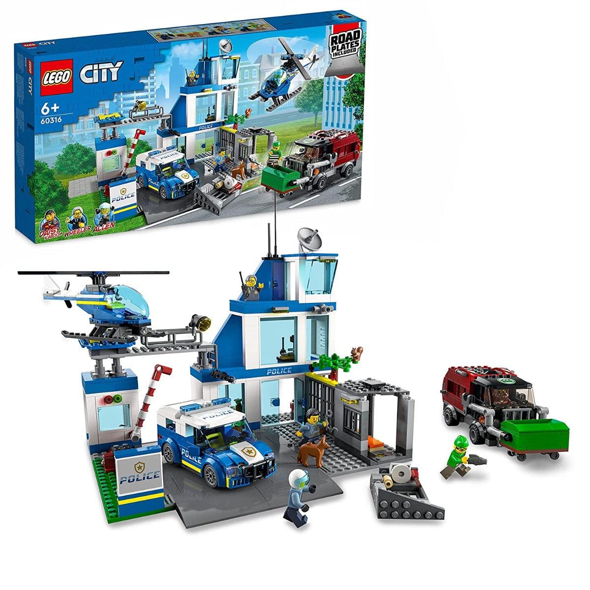 LEGO City Police Station Building Kit for Ages 6+