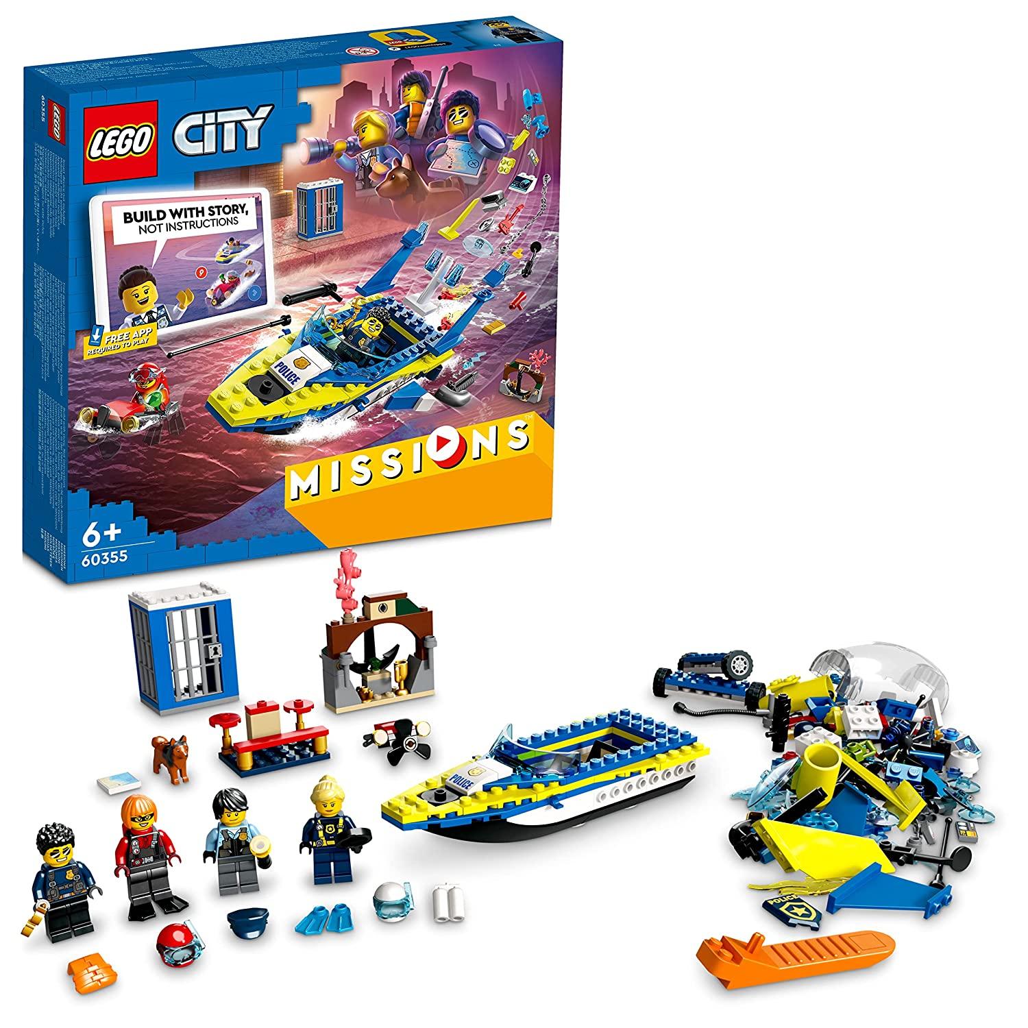 LEGO City Water Police Detective Missions Building Kit for Ages 6+