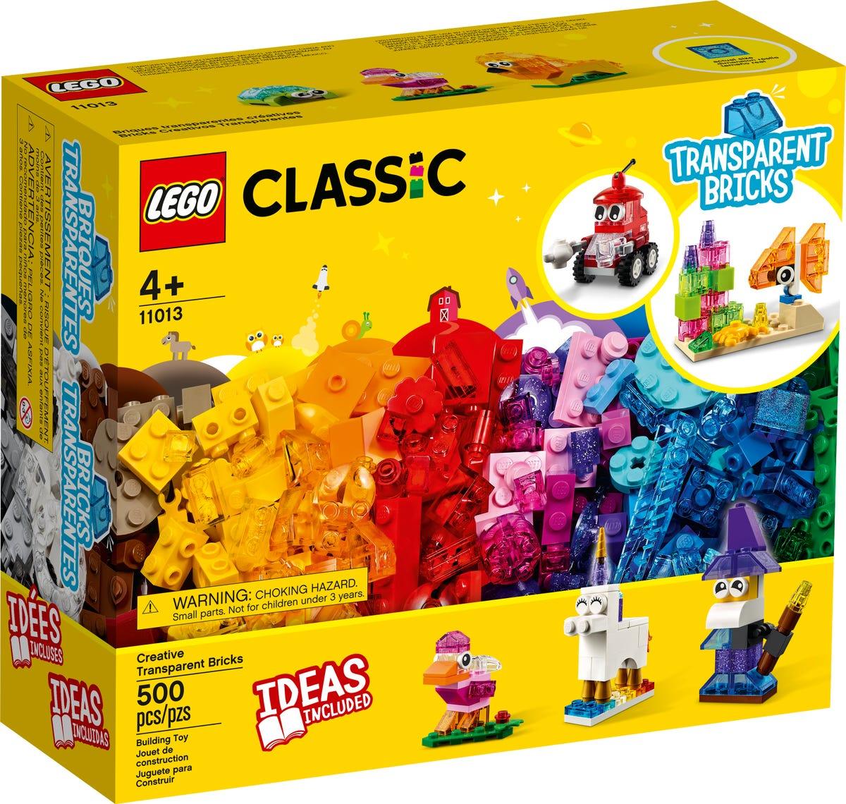 LEGO Classic Creative Transparent Bricks