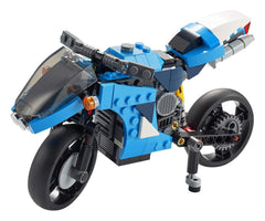 LEGO Creator 3In1 Superbike Toy Motorcycle Building Kit for Ages 8+