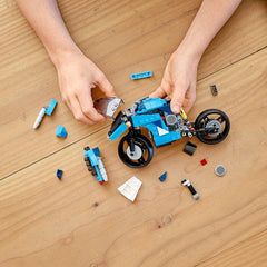 LEGO Creator 3In1 Superbike Toy Motorcycle Building Kit for Ages 8+