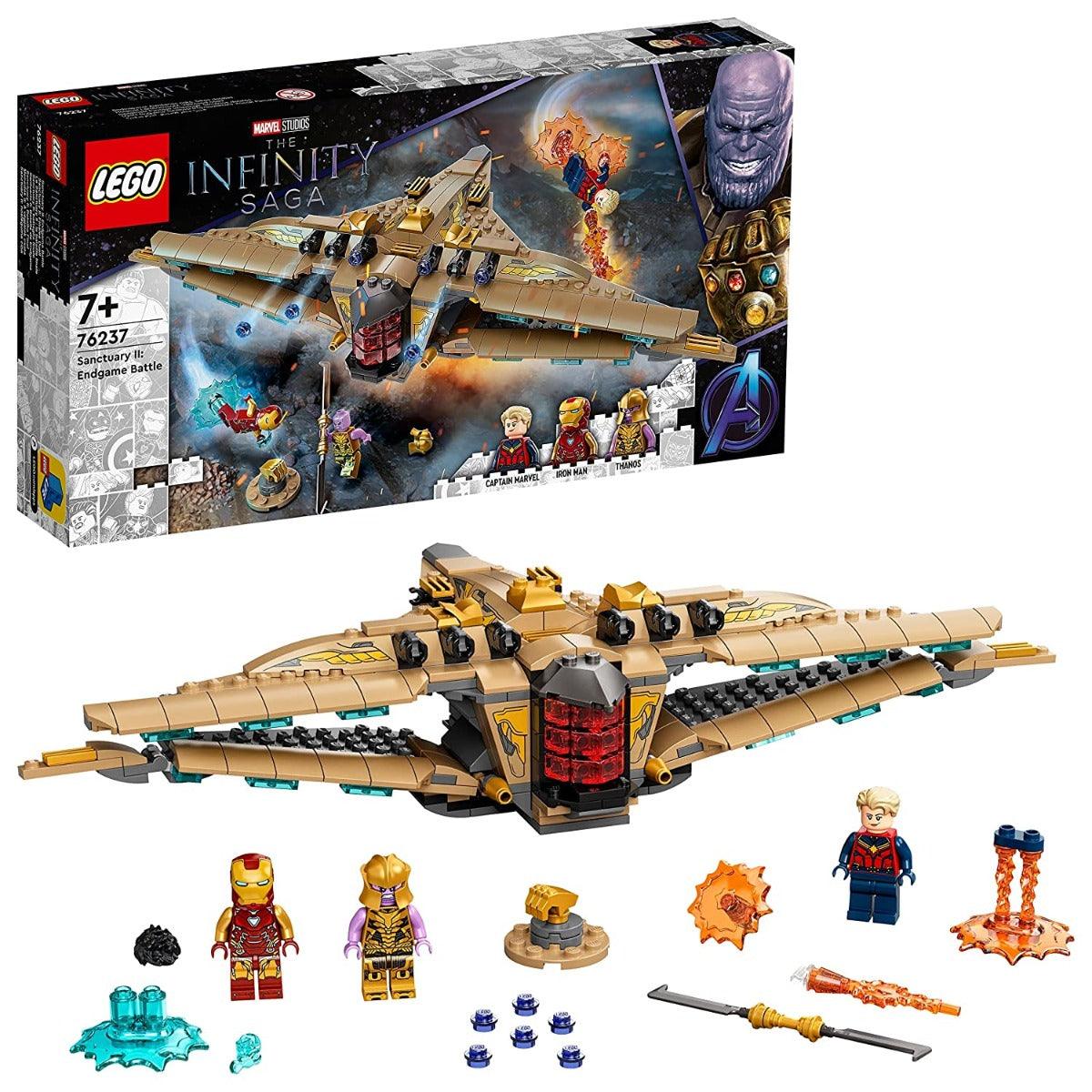 LEGO Marvel Sanctuary II: Endgame Battle Building Kit for Ages 7+