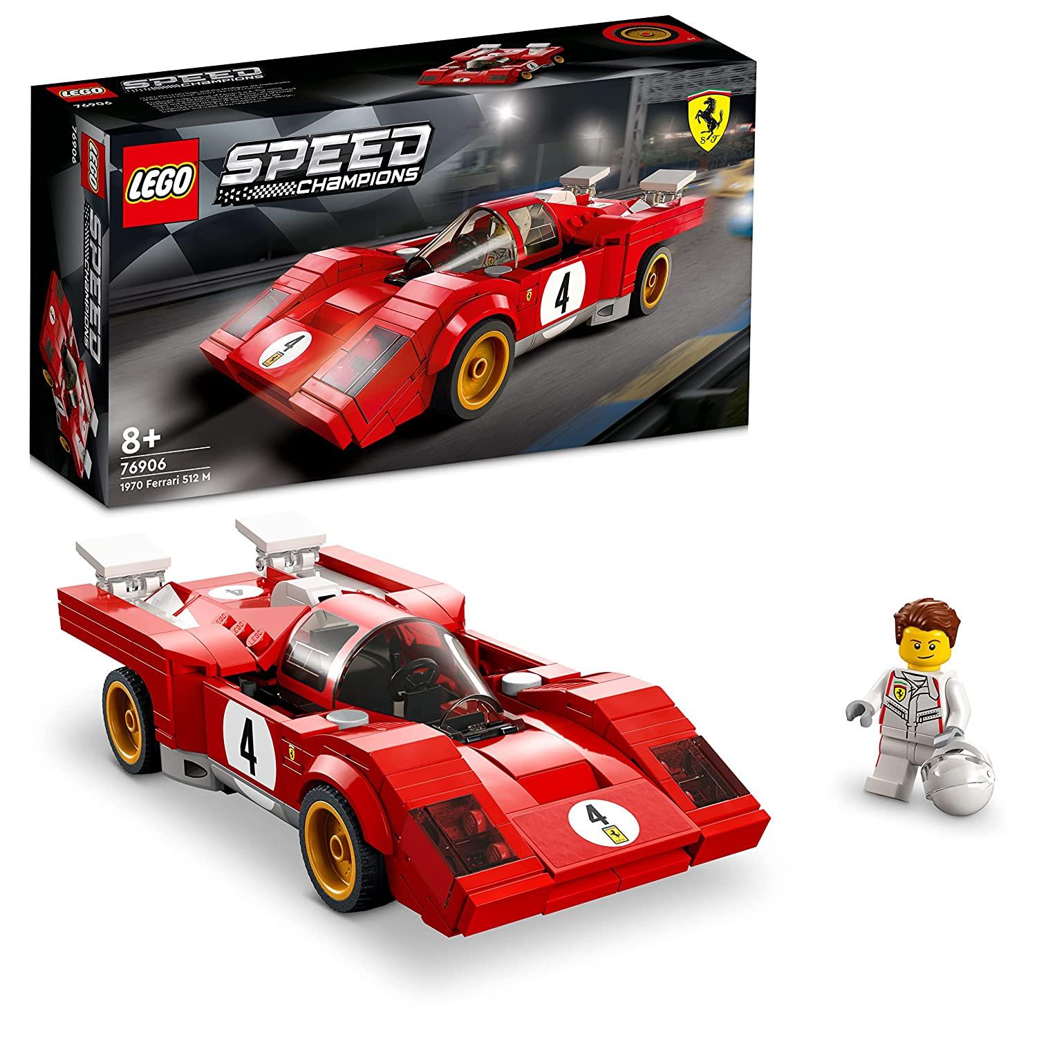 LEGO Speed Champions 1970 Ferrari 512 M Building Kit for Ages 8+