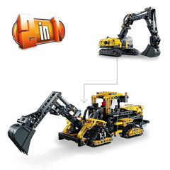 Lego Technic Heavy-Duty 2in1 Excavator Building Kit for Ages 8+