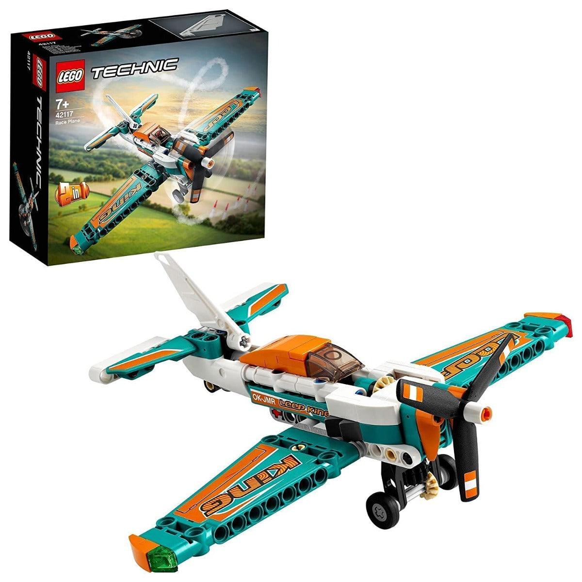 LEGO Technic Race Plane Toy to Jet Aeroplan 2 in 1 Building Kit for Ages 7+