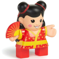 Little Tikes Waffle Blocks Figure Pack - Buddies for Kids 2+ & Above, Geisha