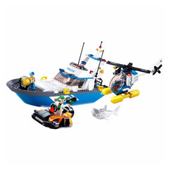 Sluban Land & Sea Police Building Blocks For Ages 6+