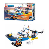 Sluban Land & Sea Police Building Blocks For Ages 6+