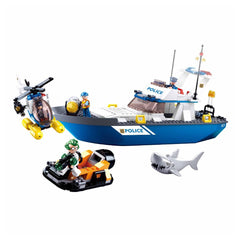 Sluban Land & Sea Police Building Blocks For Ages 6+