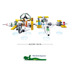 Sluban International Space Station 8 In 1 Building Blocks For Ages 6+