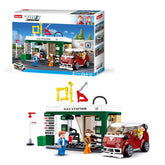 Sluban Town-Petrol Station Building Blocks For Ages 6+