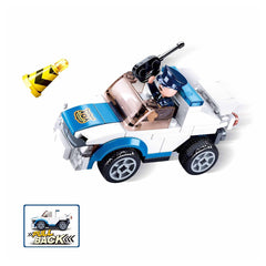 Sluban Police Car Building Blocks For Ages 6+